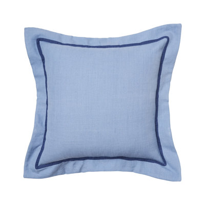Cornsilk Flange Throw Pillow