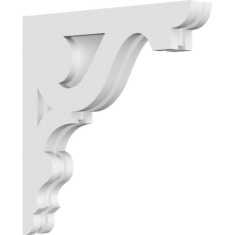 1 7/8"W X 14"D X 14"H Robin Architectural Grade PVC Corbel, 14" H x 14" W x 1.875" D