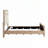 Chenille Upholstered Bed