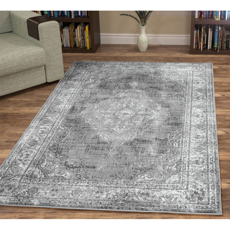 Wisser Floral Indoor Rug, Rectangle 4' x 6'