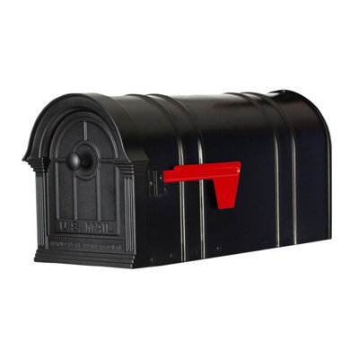 Manchester Metal Post Mounted Mailbox