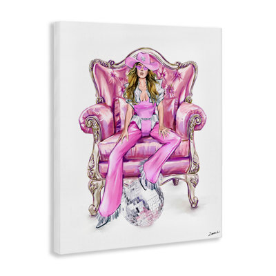 «Cowgirl Glam», toile par Ziwei Li