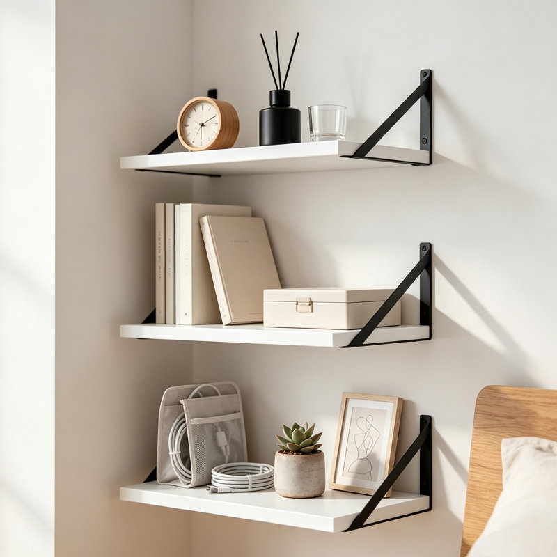 Solid Wood Floating Shelf
