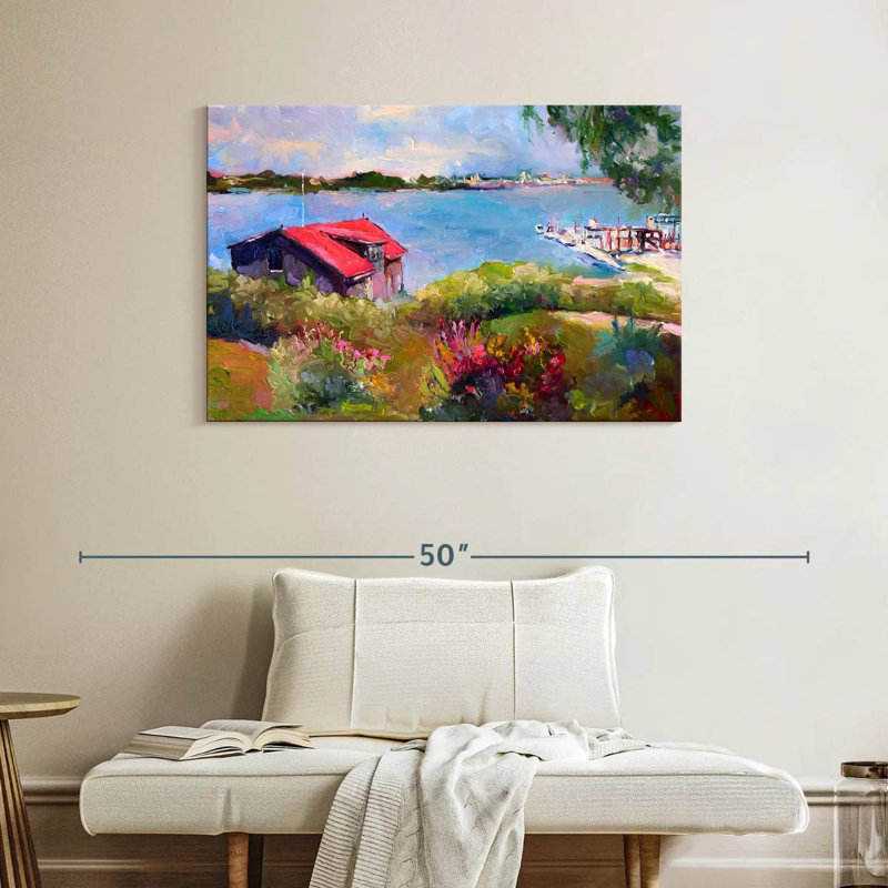 Lilie Reservoir, 26" H x 39" W