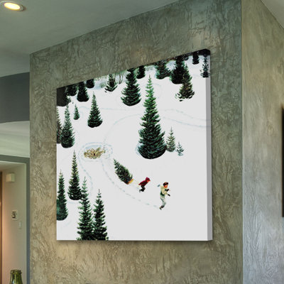 Cutting Down The Tree by John Clymer - Wrapped Canvas Painting