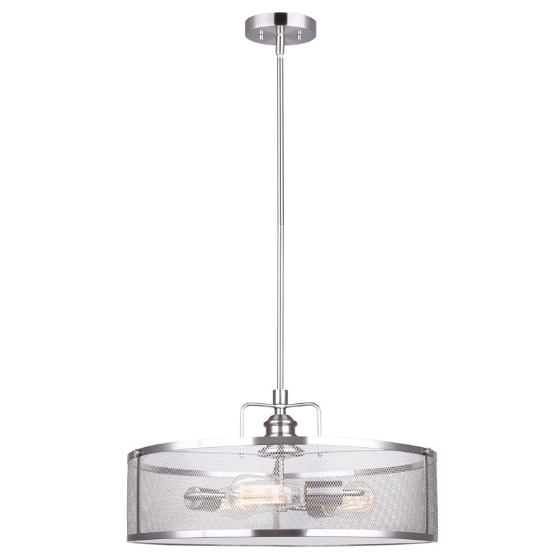 Lustree tambour 3 lumières unique Suismon