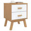 Table de chevet en bois massif Lachish-318757553
