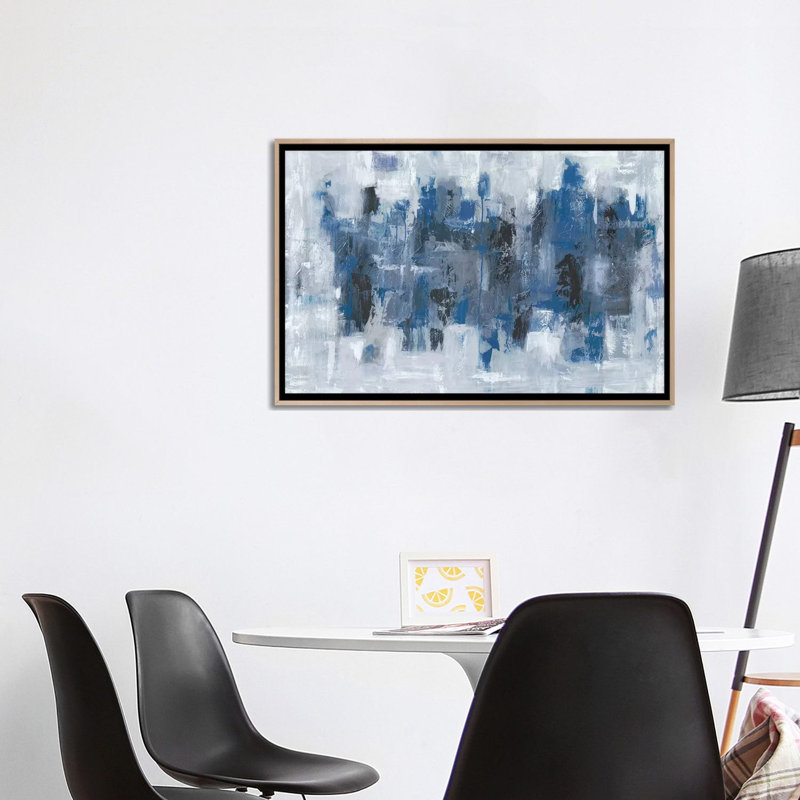 Print on Canvas, 101.6 cm H x 152.4 cm W x 4.445 cm D, Oak Floater Framed
