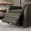Fauteuil inclinable et oscillant Global Home avec repose-pieds manuel gris Madras-1110999581