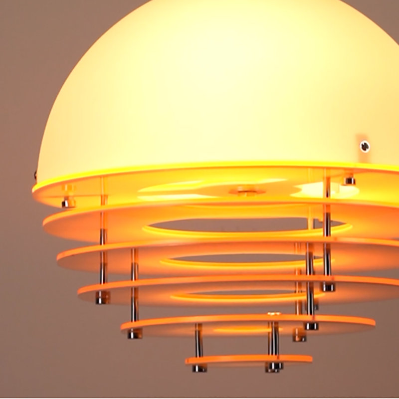 Modern Sunset Orb Pendant Light