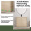 Meuble-lavabo simple 36 po avec comptoir en céramique 36 po-2073063355