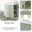 Meuble-lavabo 21,6 po, armoire combinée, meuble de rangement pour salle de bain, lavabo simple en céramique, rangement sur le côté droit-106463526