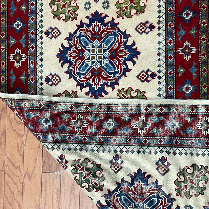  Chemin de table en laine Kazak fait à la main