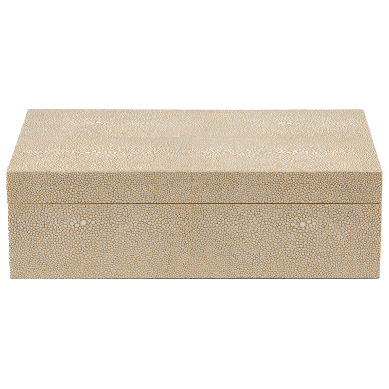 Metal Decorative Box, Tan