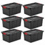 Sac fourre-tout industriel robuste avec verrous rouges Sterilite-139646217-139646219