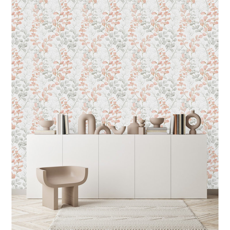 Floral Tile, 2.08' W x 10.42' L