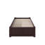 Lit plateforme de rangement avec pied de lit en bois massif et tiroirs sous le lit Concorde-1826326938-1826326940