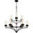 Ashlie 9 - Light Dimmable Tiered Chandelier