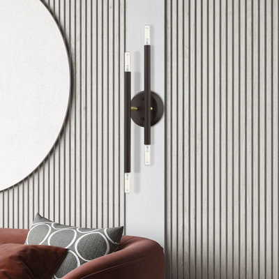 Asherah Steel Candle Wall Light