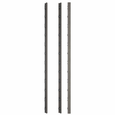 1 in. x 36 in. Quick Deck Composite Deck Tile Straight Trim in Argentinian Silver Gray
