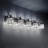 5 - Crystal Bathroom Dimmable Vanity Light