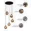 Rotan 5 - Light Cluster Pendant