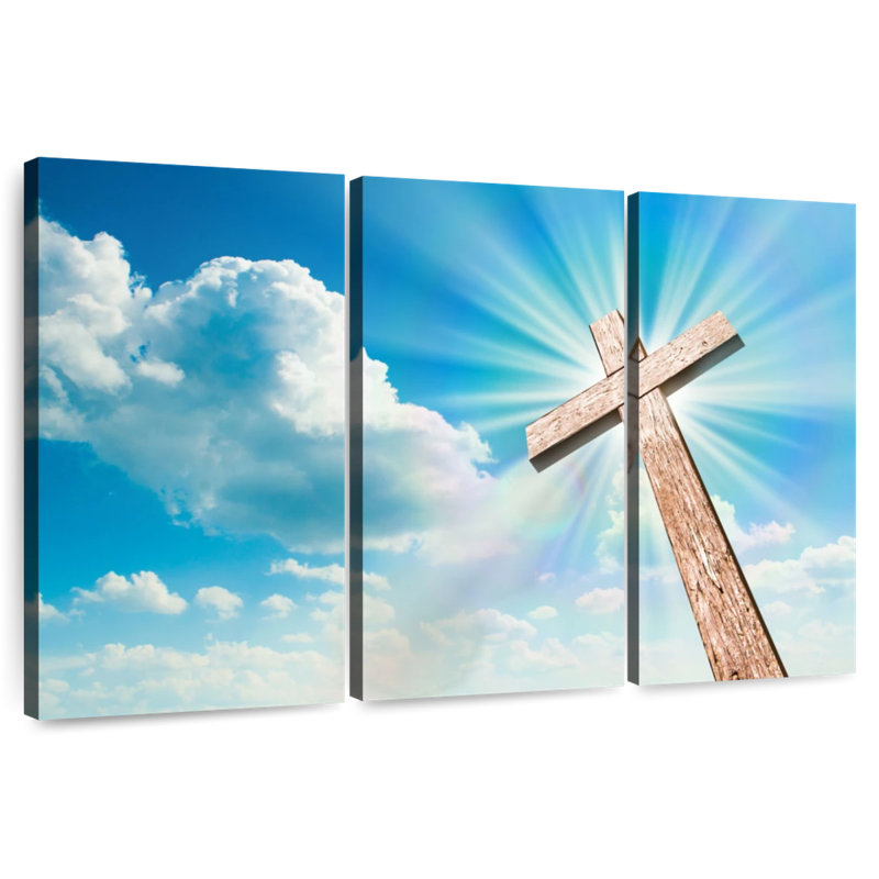 Adella Large Cross, 48" H x 74" W