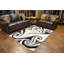 Tapis gris à motifs abstraits Wargo