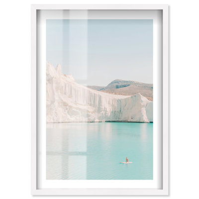 «Chalk Water Shadowbox Print Coastal Art Prints» par Notoriart