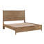 Lit plateforme moderne avec coussin de revêtement amovible, mobilier de chambre durable et élégant pour le confort et le soutien