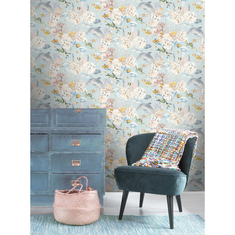 Coral Reef - Blue Multi