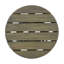 Table d'appoint d'extérieur en bois d'acacia pour le patio, table basse ronde pour la cour arrière, pelouse et balcon-772783196