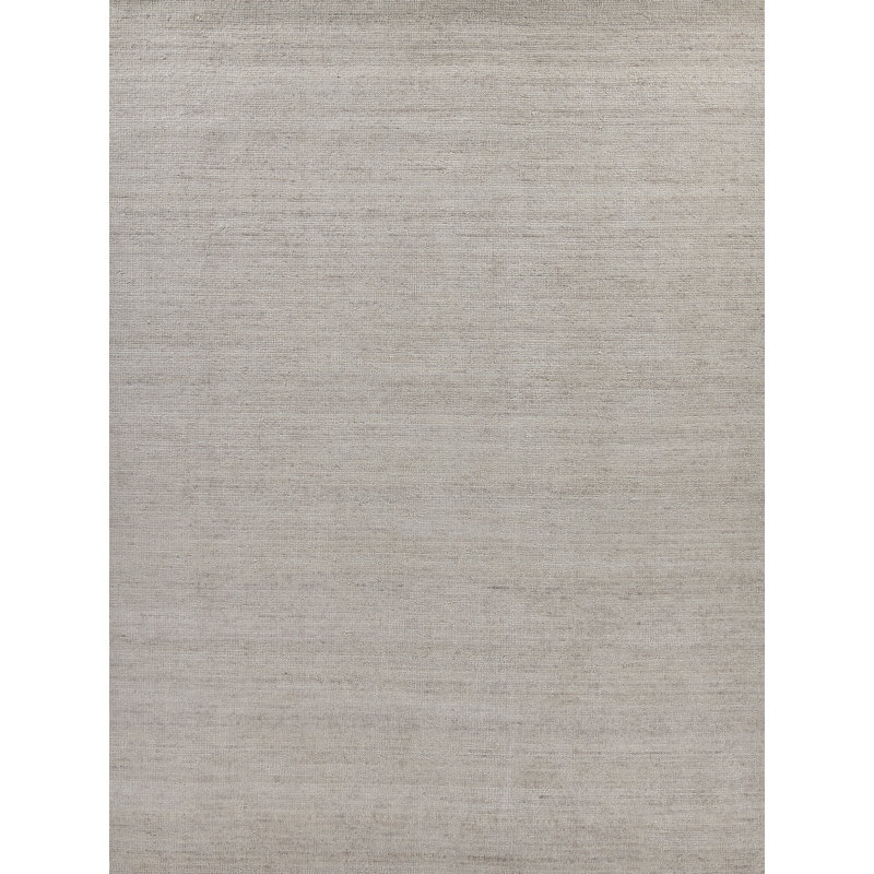 Catalina Hand-Loomed Synthetic Silver Area Rug, Rectangle 9' x 12'