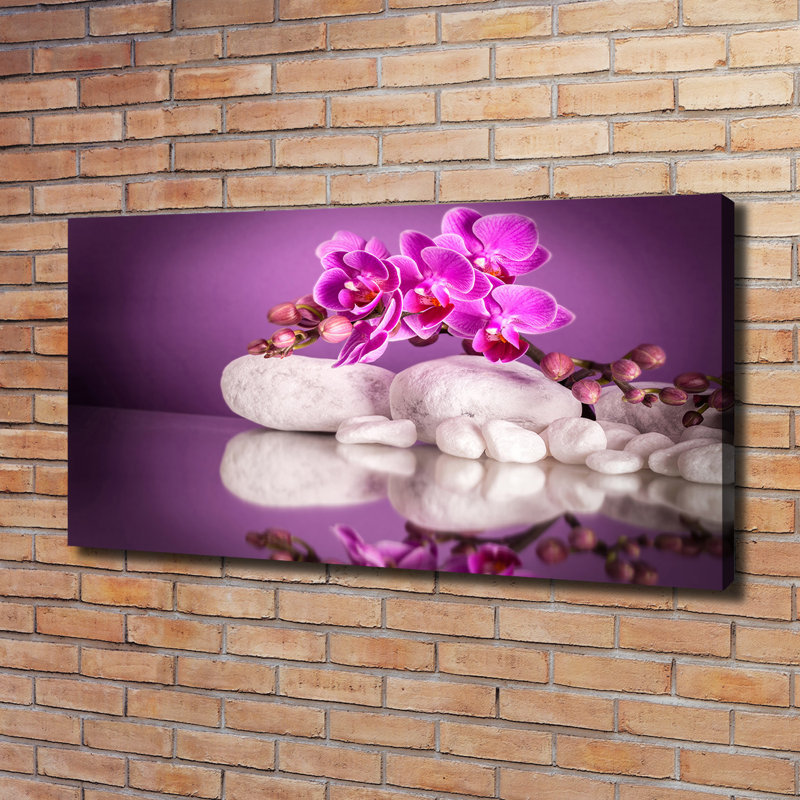 Pink Orchid - Wrapped Canvas Print