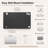 Leyat Modern Rectangle Metal Frame Wall Mirror for Bathroom-1133631097-1133631055