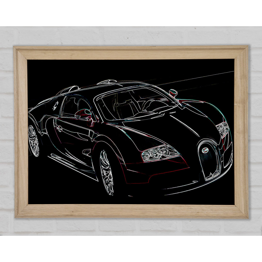 Bugatti Veyron Front - Druck