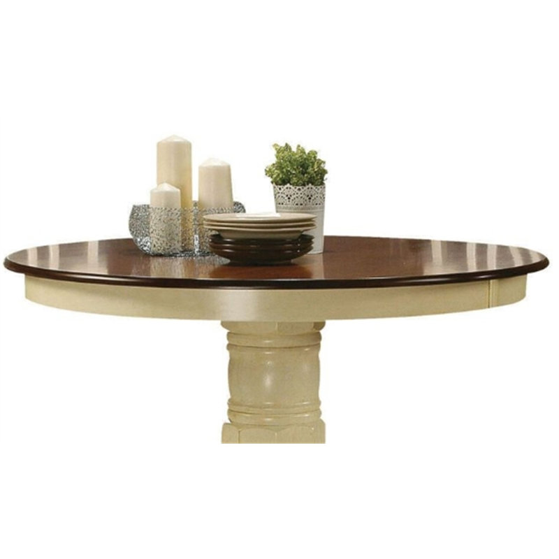 Dylan Buttermilk & Oak Finish Dining Table