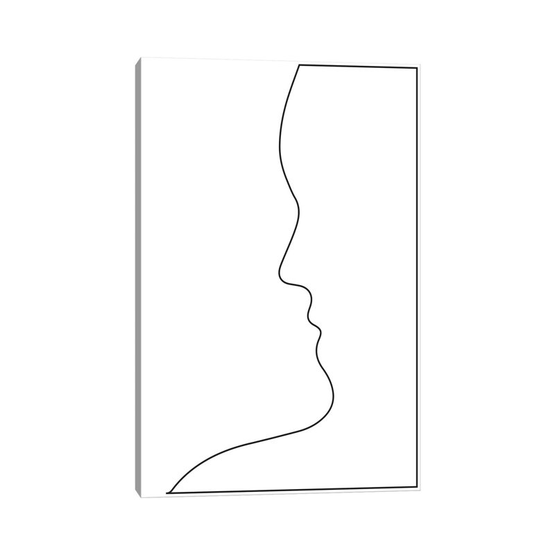 Perfect Pecks by Honeymoon Hotel - Wrapped Canvas Print, 20.32 cm H x 30.48 cm W