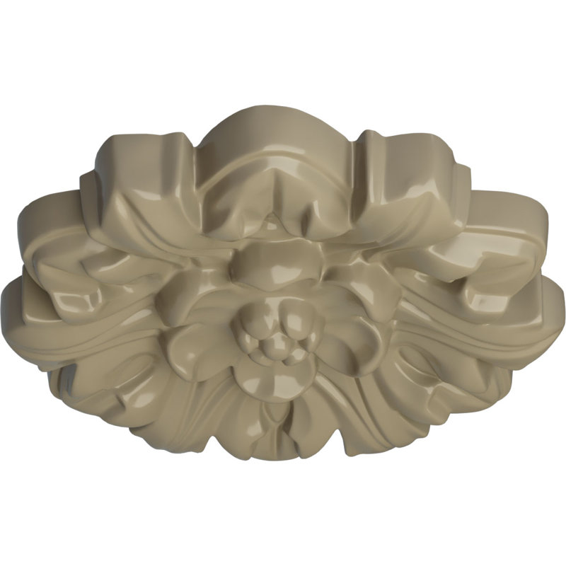 Endurathane Andrea Ceiling Medallion, 8 1/8"OD x 4 1/8"ID x 1/2"P (Fits Canopies up to 4 1/8"), Hand-Painted Midnight Dream Finish