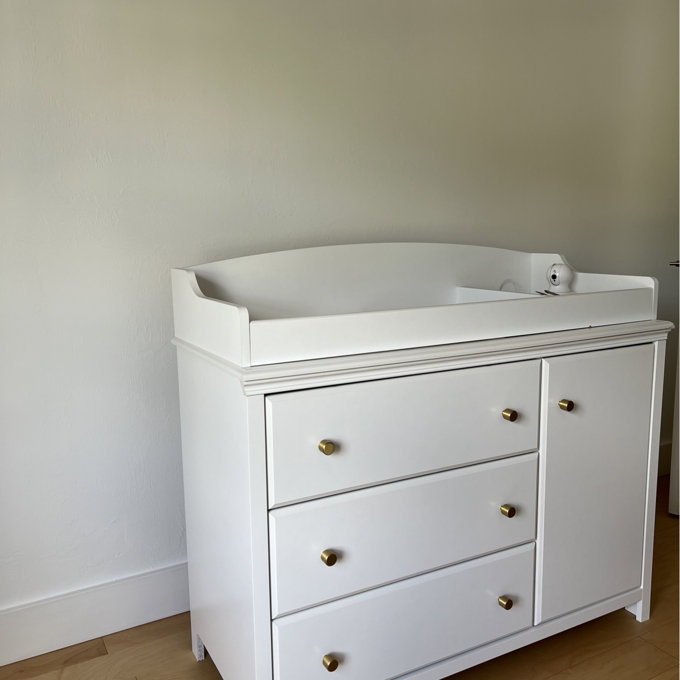 white christmas dresses Changing Table with Removable Changing Station | Cotton Candy | South Shore  Furniture main image 1