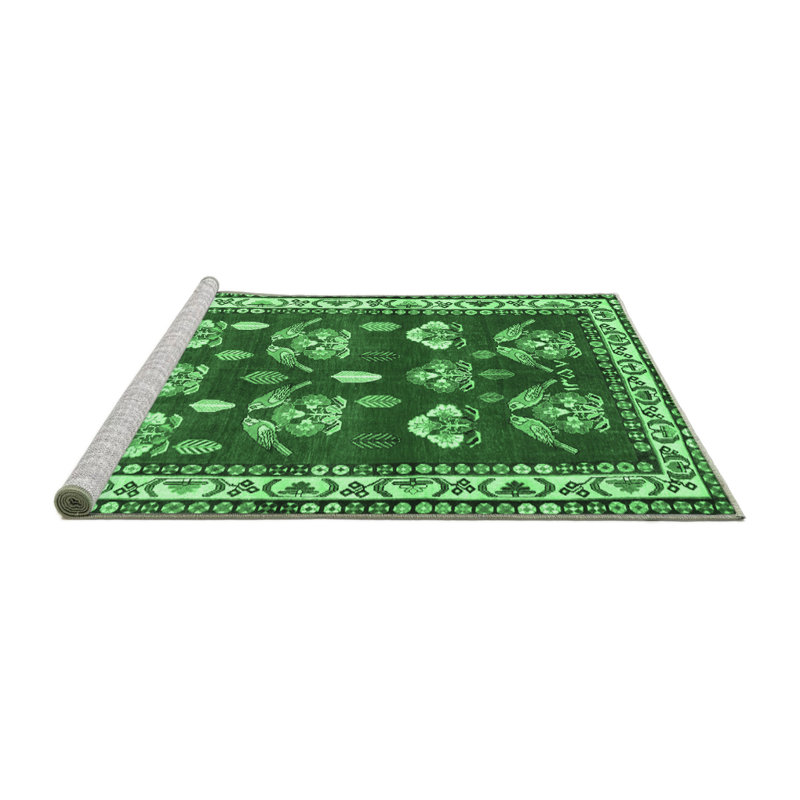 Lucertia Washable Southwestern Indoor Rug, Square 3'