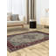 Tapis oriental riche ivoire et rouge avec motif classique 4 x 6
