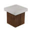 Table d'appoint carrée, Mgo