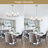 5 - Light Dimmable Kitchen Island Chandelier-1076538492