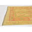 Tapis intérieur de la laine 3 pi 4 po x 5 pi 3 po one-of-kind à la main noué la new age Elland