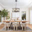 4 - Light Dimmable Farmhouse Unique Design Adjustable Chandelier