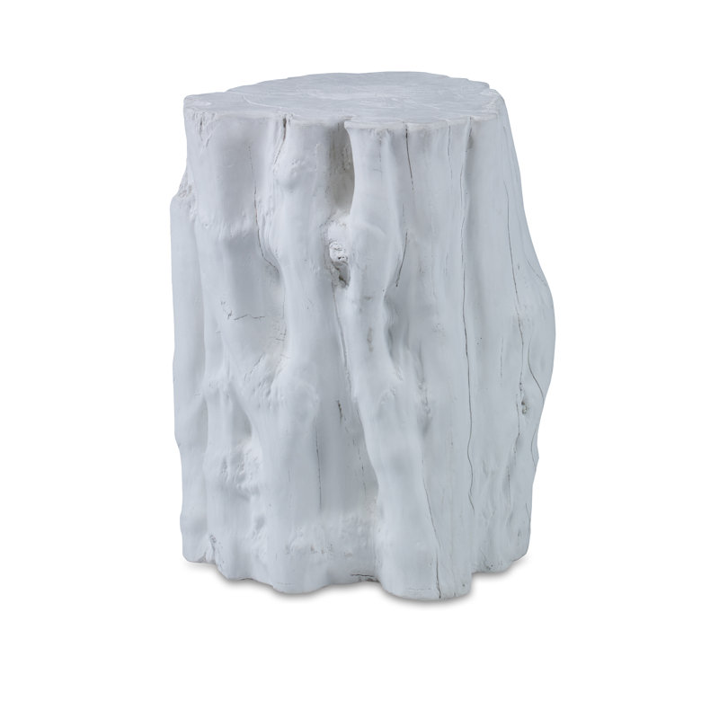 Outdoor Complements Outdoor Side Table, White
