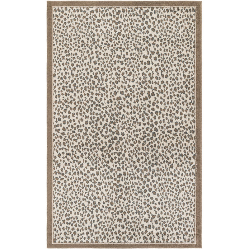 Tapis Pardus Teonni, Rectangle 5 pi 1 po x 8 pi, Brown
