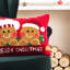 Coussin 18 po en forme de pain d'épice pour garçon et fille