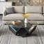 Table basse ronde avec plateau en verre-133571902